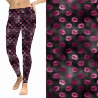 Wholesale High Waisted Customize Holidays Valentine's Day Printed Soft Leggings For Women