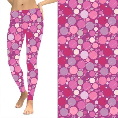 2021 newest custom design buttery soft double brushed heart printed Valentine leggings for women